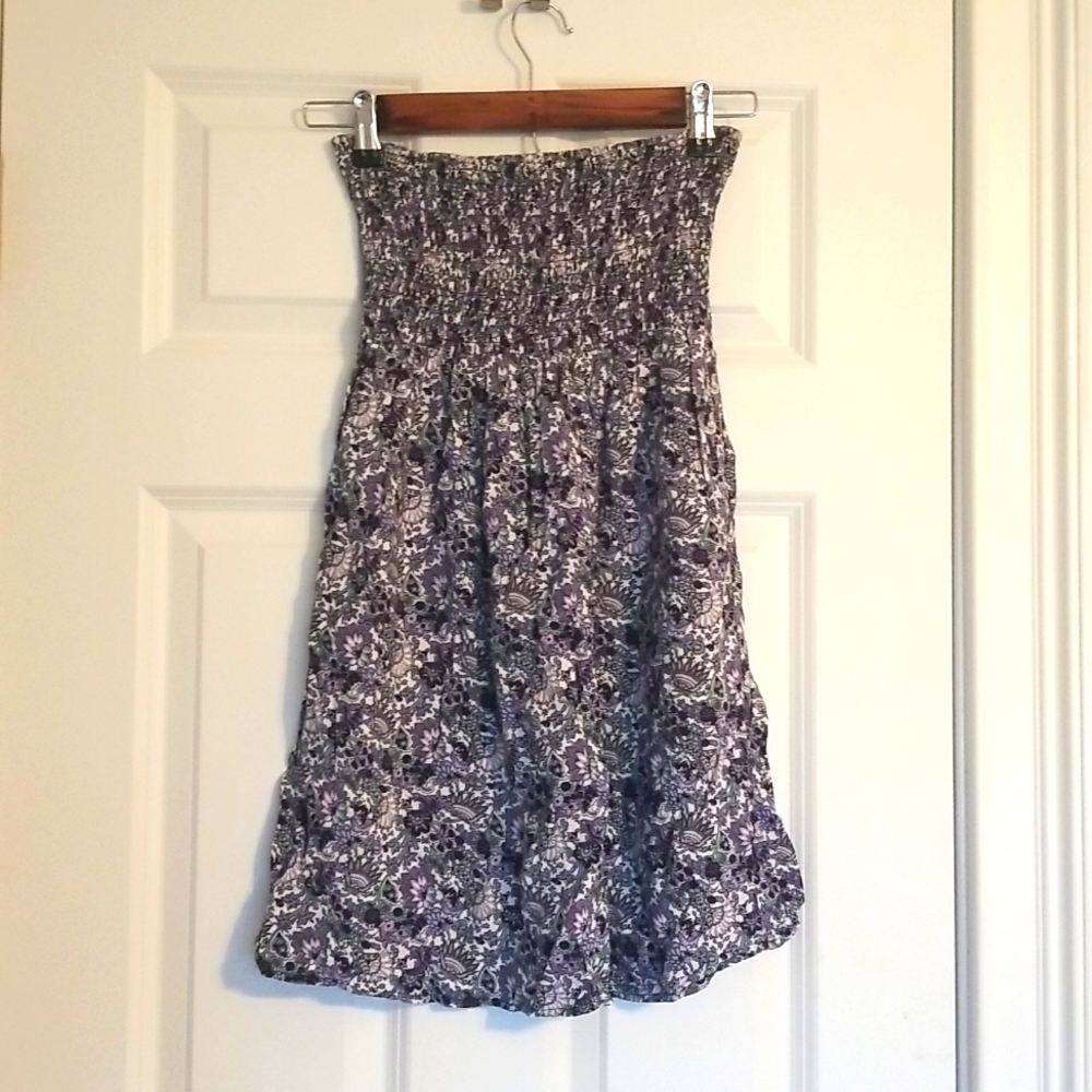 Floral Strapless Dress/Skirt, Forever 21, Size S